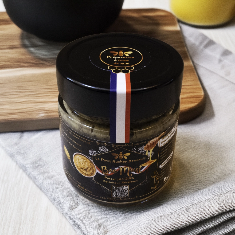 Bee Must LPRD Haut Bee Must - Moutarde au Miel à L'ancienne